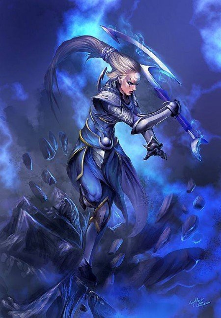 Diana League Of Legends Fan Art Art Of Lol 3402