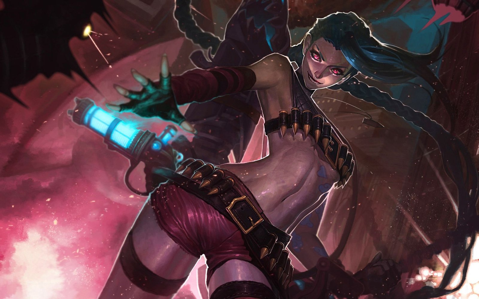 Jinx Wallpaper Hd 1920x1080 League Of Legends Wallpapers Art Of Lol