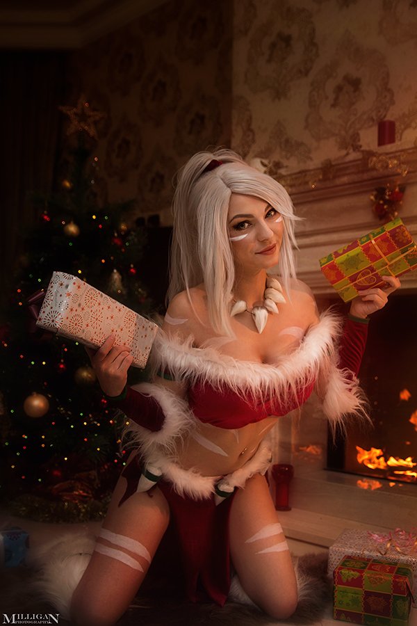 Christams Nidalee Cosplay League Of Legends