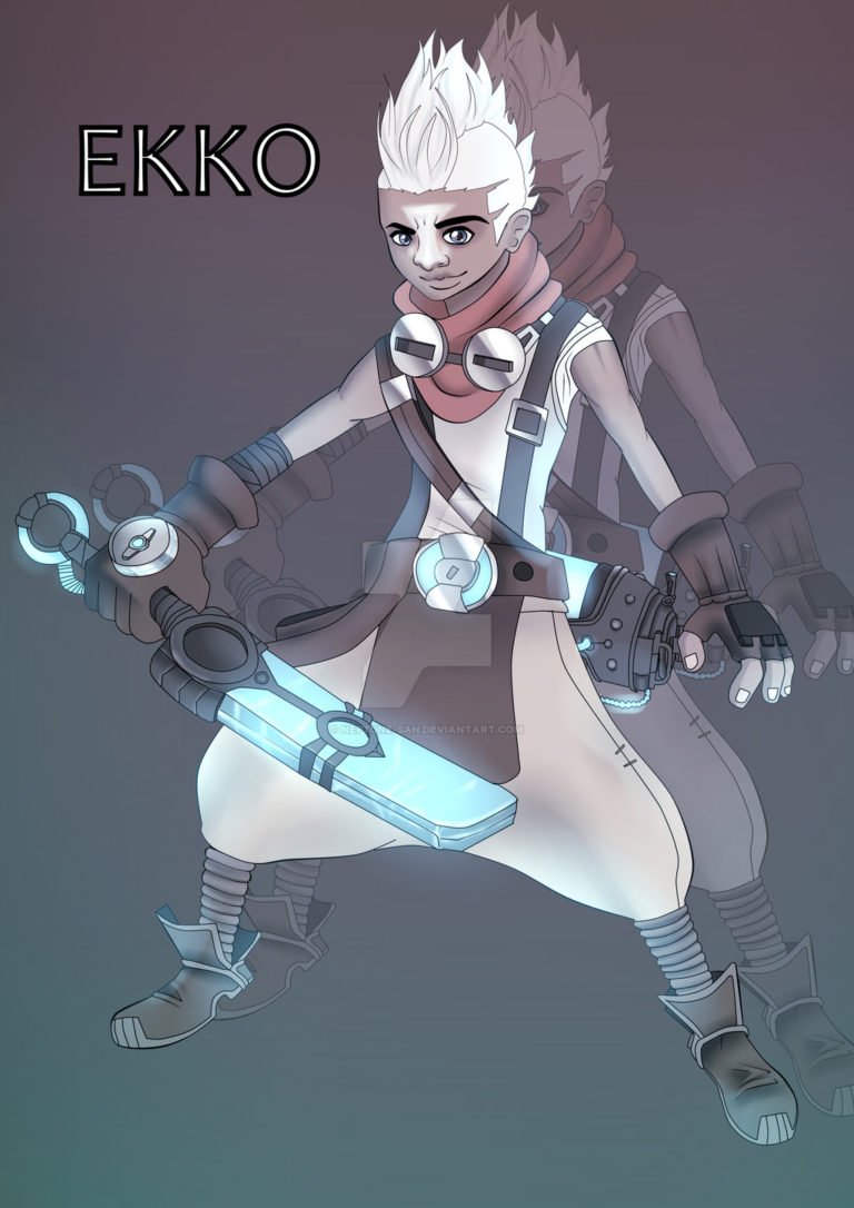 Ekko League Of Legends Fan-Art | Art-of-LoL