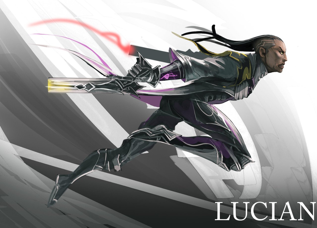 Lucian League Of Legends Fan Art Art of LoL. 